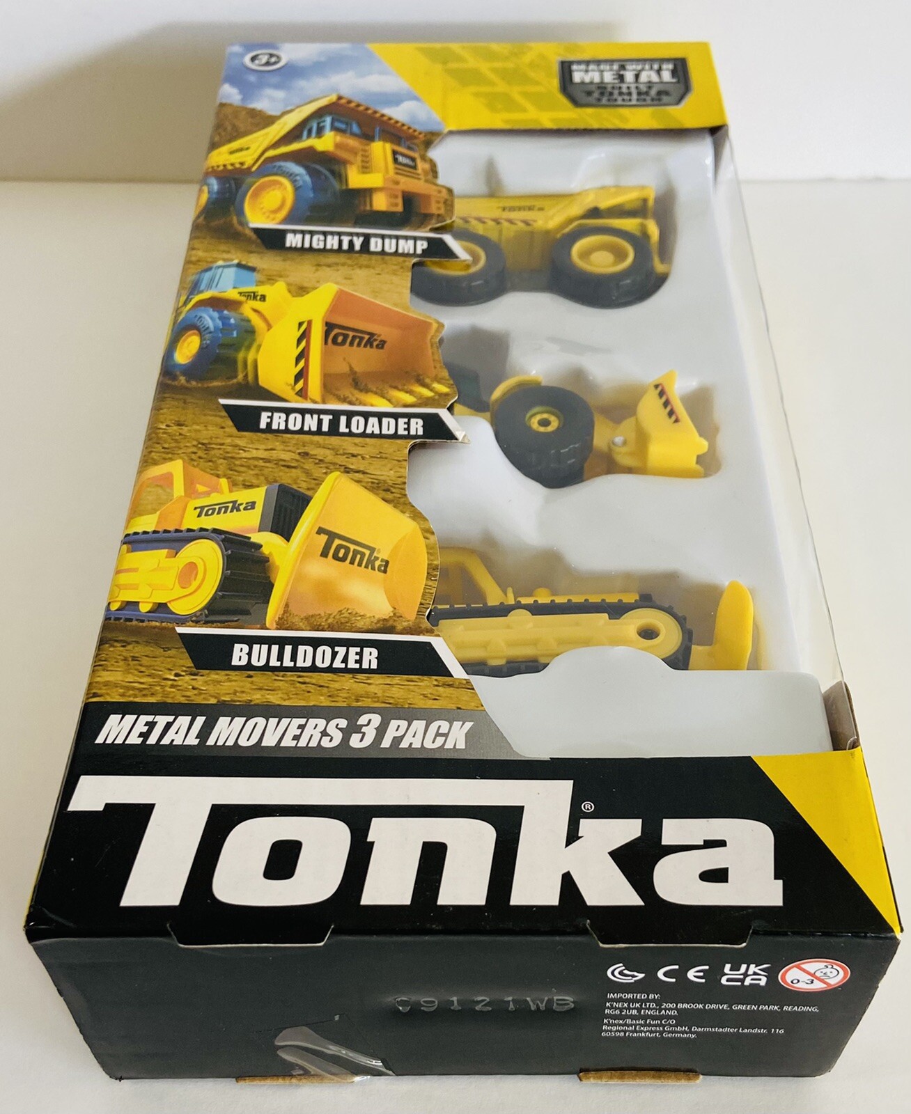 Tonka Metal Movers – 3 pack – Mighty Dump Truck, Front Loader & Bulldozer New