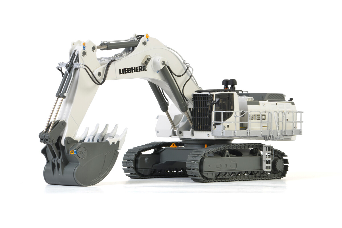 Liebherr R9150 Mining Excavator – White – WSI 1:50 Scale Model #04-2023 New