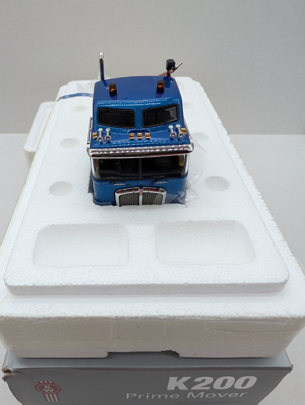 Kenworth K200 2.3 Cab Prime Mover Truck – Metallic Blue Drake 1:50 Scale