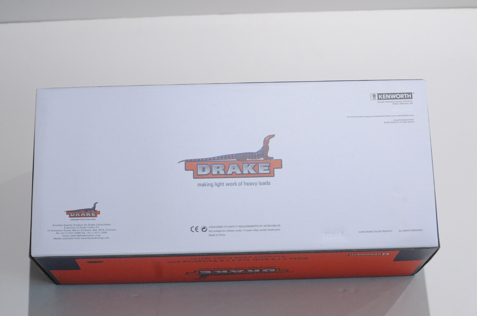 DRAKE 2X8 DOLLY AND 5X8 SWINGWING WITH KENWORTH C509 PRIME MOVER SCALE 1:50 NEW