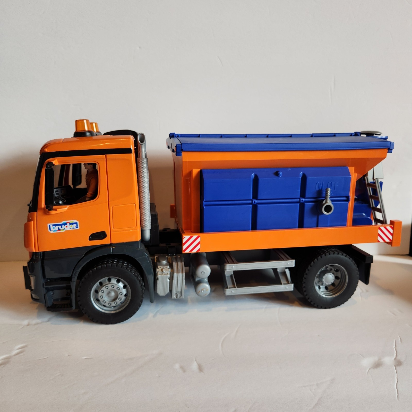 BRUDER Mercedes-Benz Arocs Snow Plow Truck 03685 w/ Blade & Salt Spreader