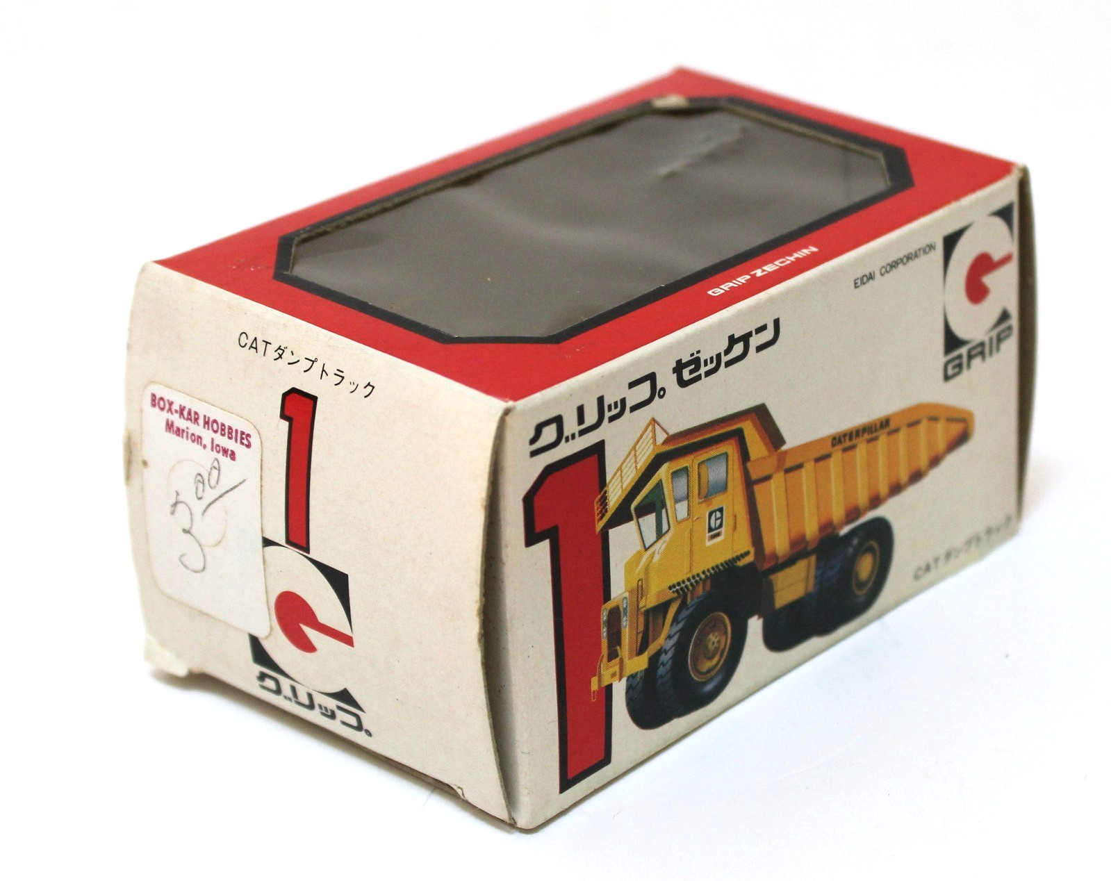 Vintage Edai Grip Zechin #1 Caterpillar 769B Dump Truck NM Boxed Japan 1:98
