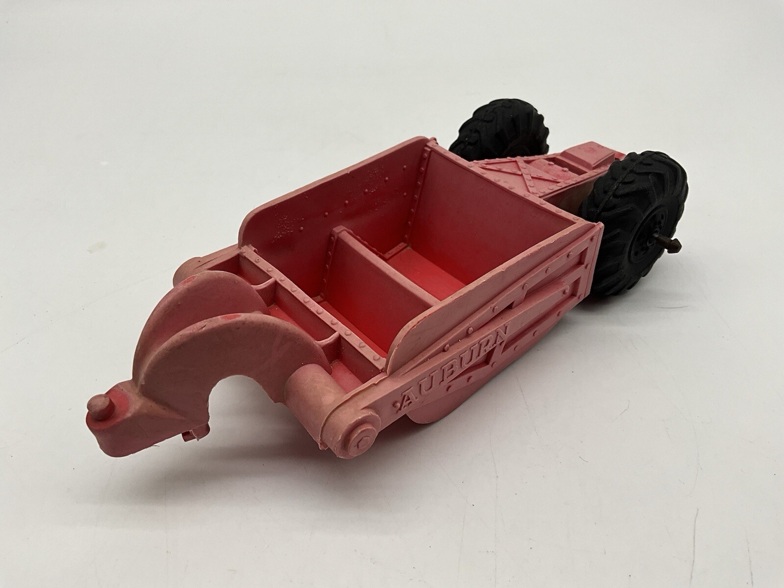 Auburn Rubber Co. Earthmover Rare Vintage Faded Red Trailer Only MCM Toy