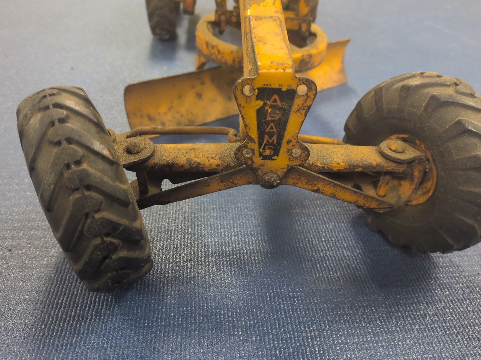 Doepke Model Toys Adams Road Grader Diesel Motor Steel 1950’s Vintage Fair Cond.