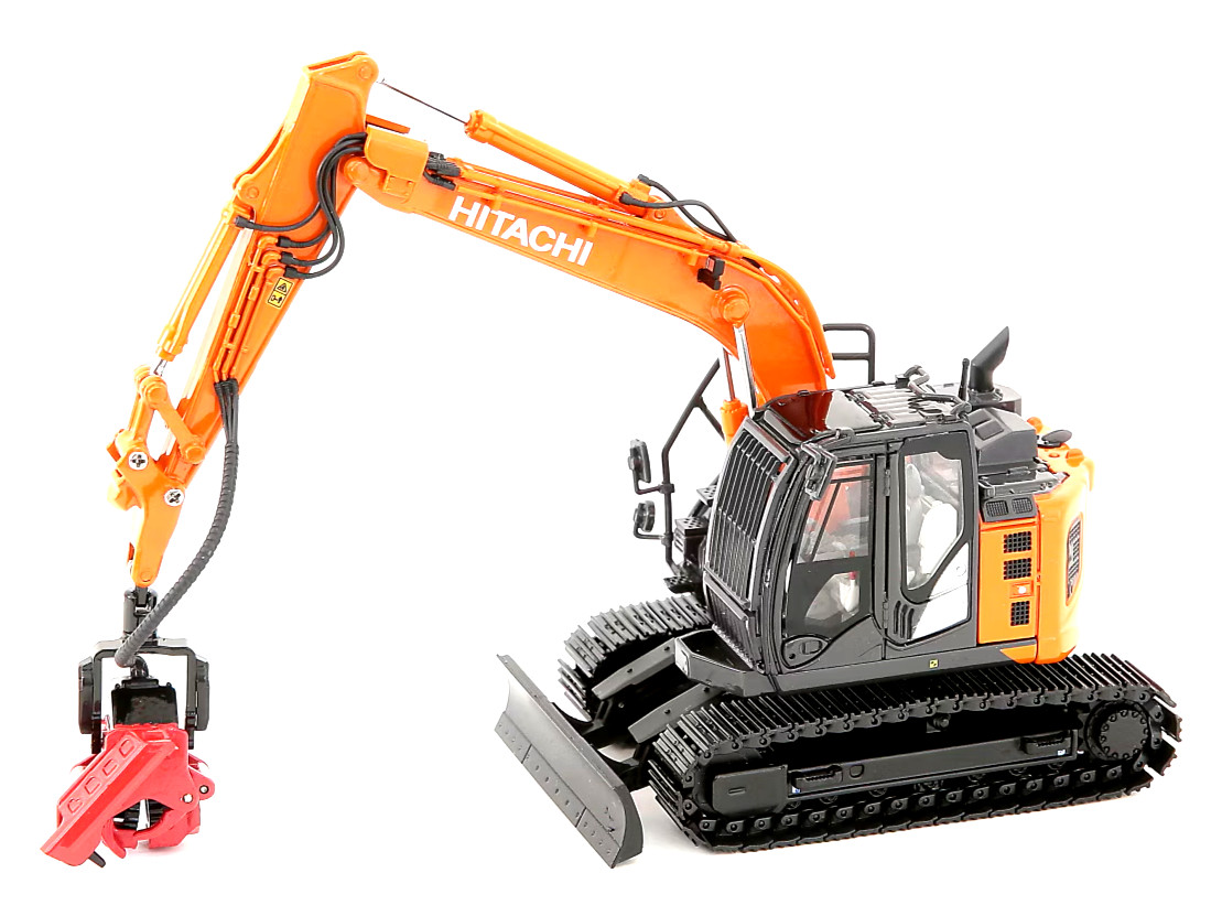 Hitachi ZX135US-6 Harvester Processor Waratah Head 1/50 Diecast Model New