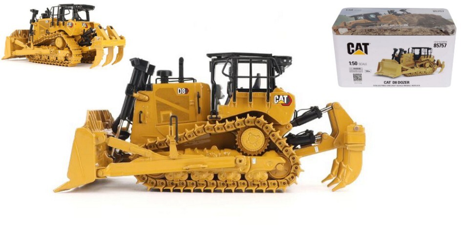 Diecast Model Master RUSPA CINGOLATA Cat D8 Dozer Scale 1:50 Vehicles