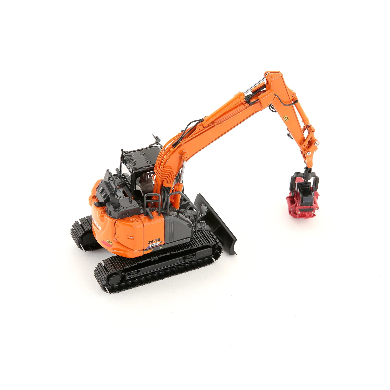 Hitachi ZX135US-6 Harvester Processor Waratah Head 1/50 Diecast Model New