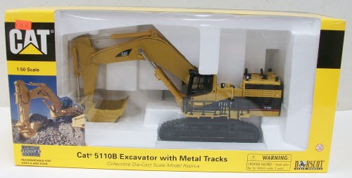 Norscot 55098 1:50 Scale Diecast CAT 5110B Hydraulic Excavator With Metal Tracks