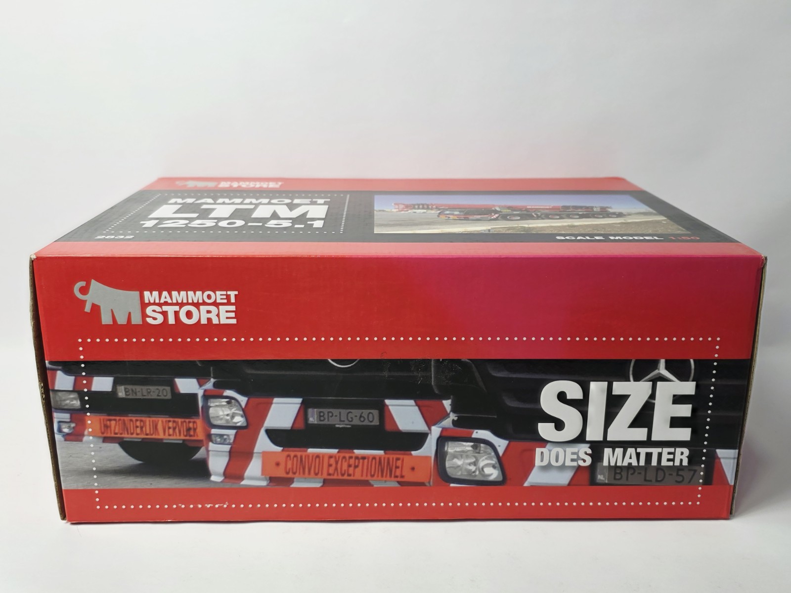 NZG MAMMOET LIEBHERR WHEELED TRUCK CRANE LTM 1250-5.1 1:50 SCALE NEW IN BOX!!!!