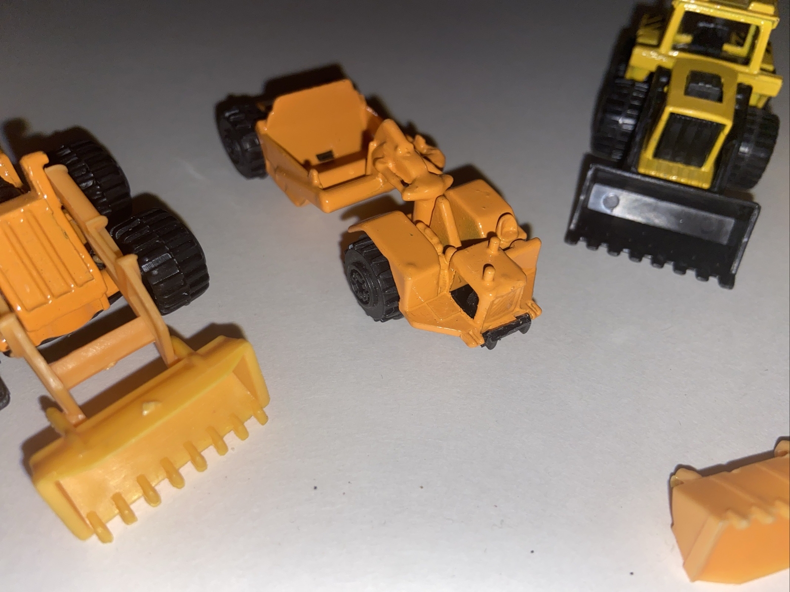 Matchbox Excavator Front Loader Blade Crane Bulldozer 6 Heavy Equipment Lot