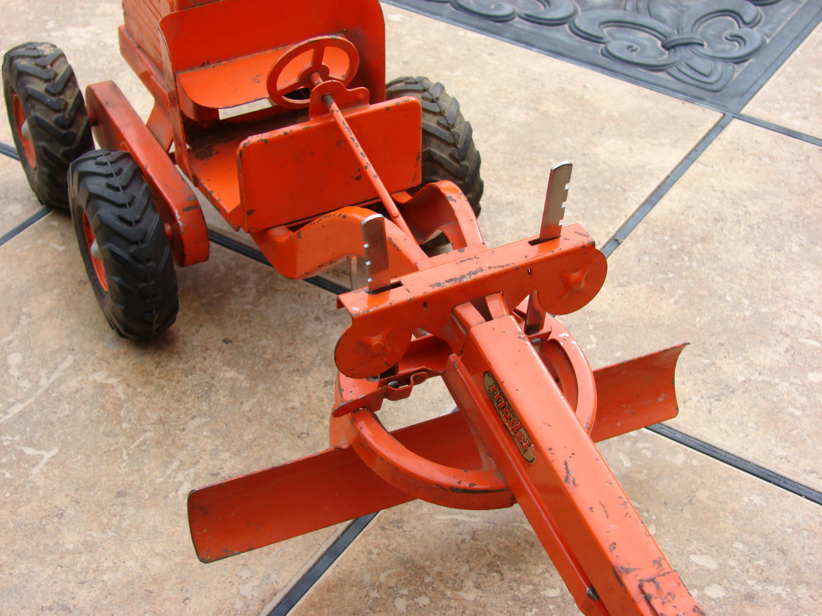 Doepke Model Toys -Adams Motor Grader-#2006 Part-(2)- Leveler Bars- Steel-1:12