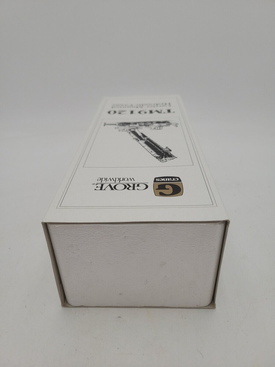 NZG 380 1:50 Scale White Diecast Grove Worldwide TM9120 Hydraulic Crane EX/Box