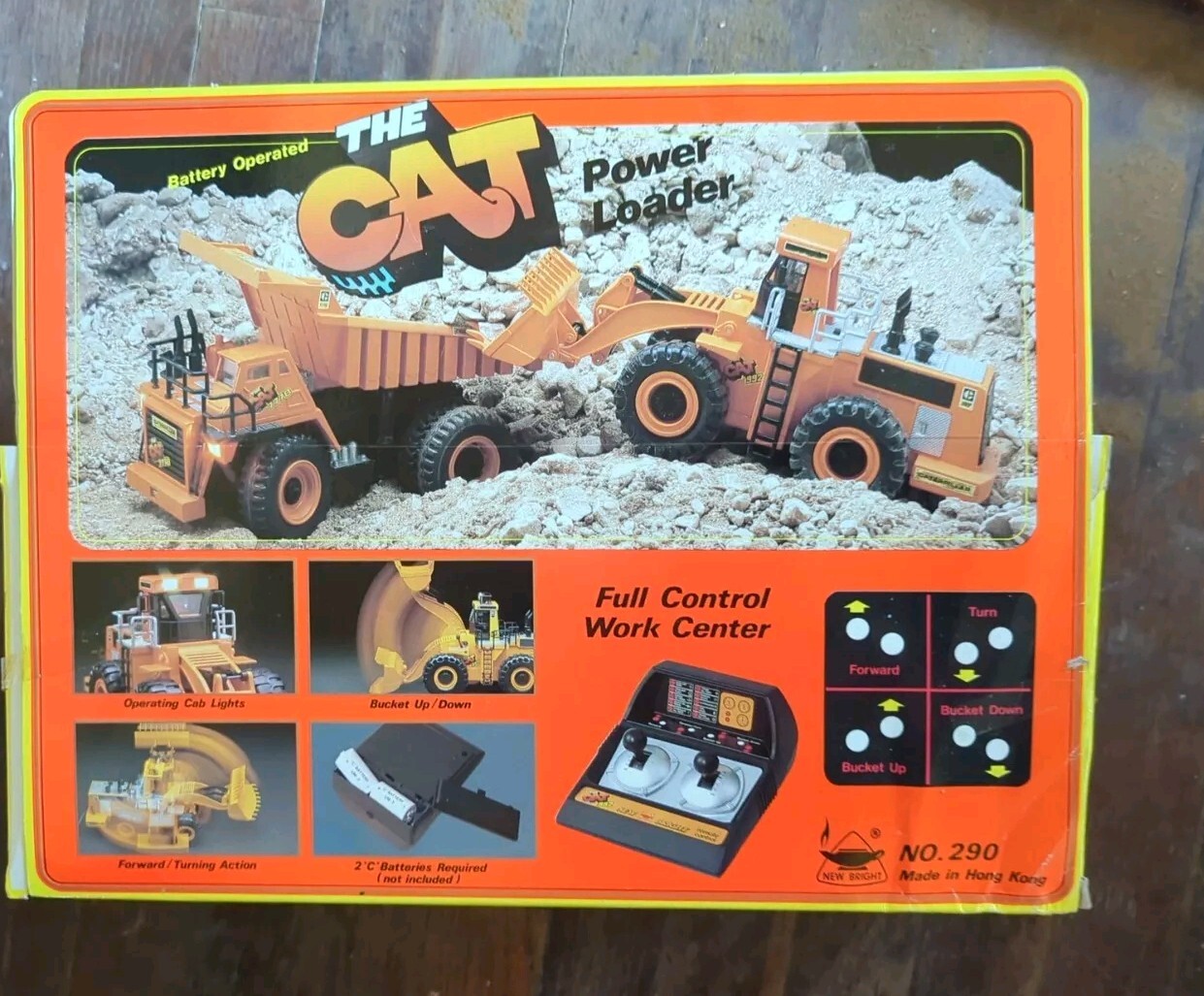 The Cat #992, Power Loader Tractor W Remote Vintage 1986