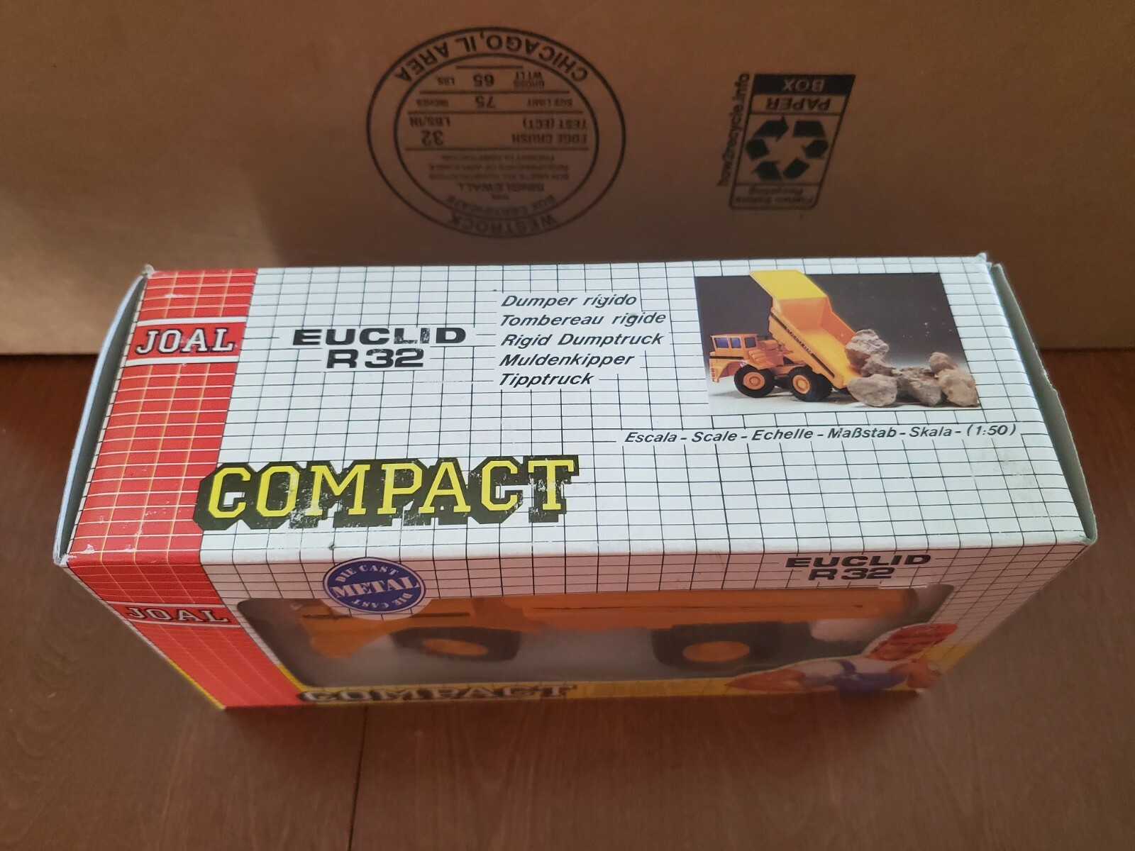 Joal Euclid R32 Ridged Dumptruck 1:50