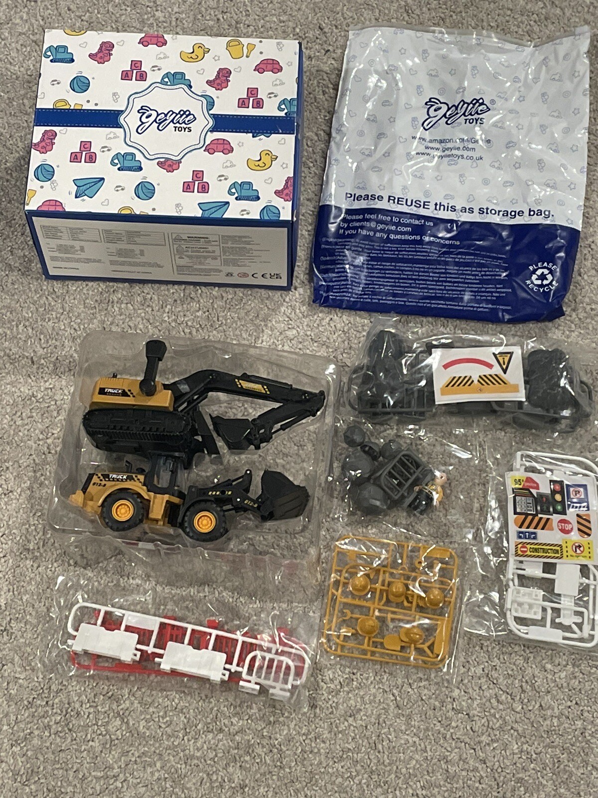 🚜 WOW! New EXCAVATOR & BULLDOZER Construction STEM Toy Set & Accessories Kit 🚜