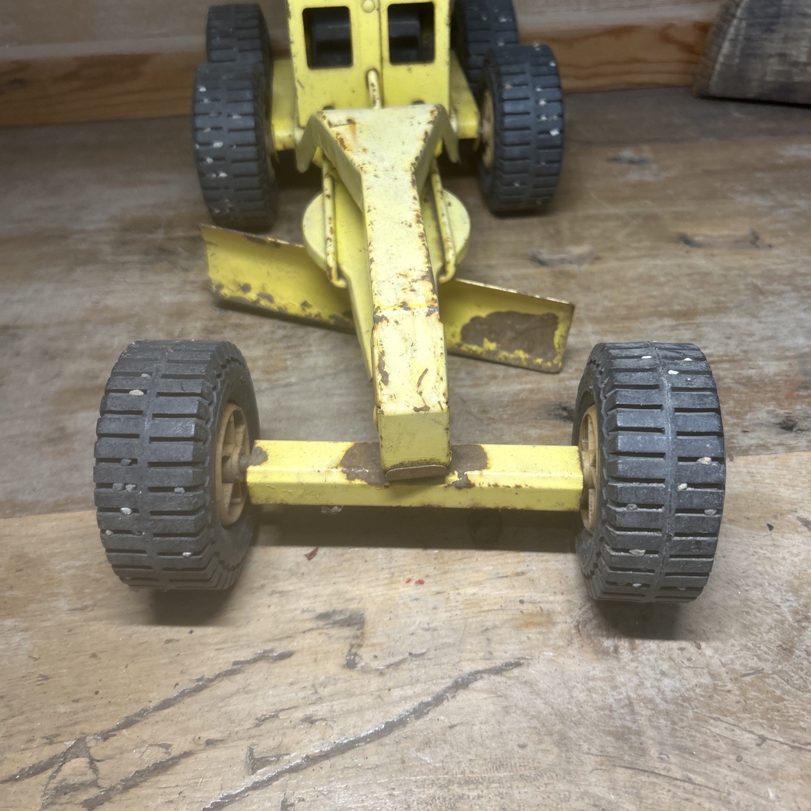 Vintage Tonka Road Grader 1960s Pressed steel, USA made, Classic and collectible