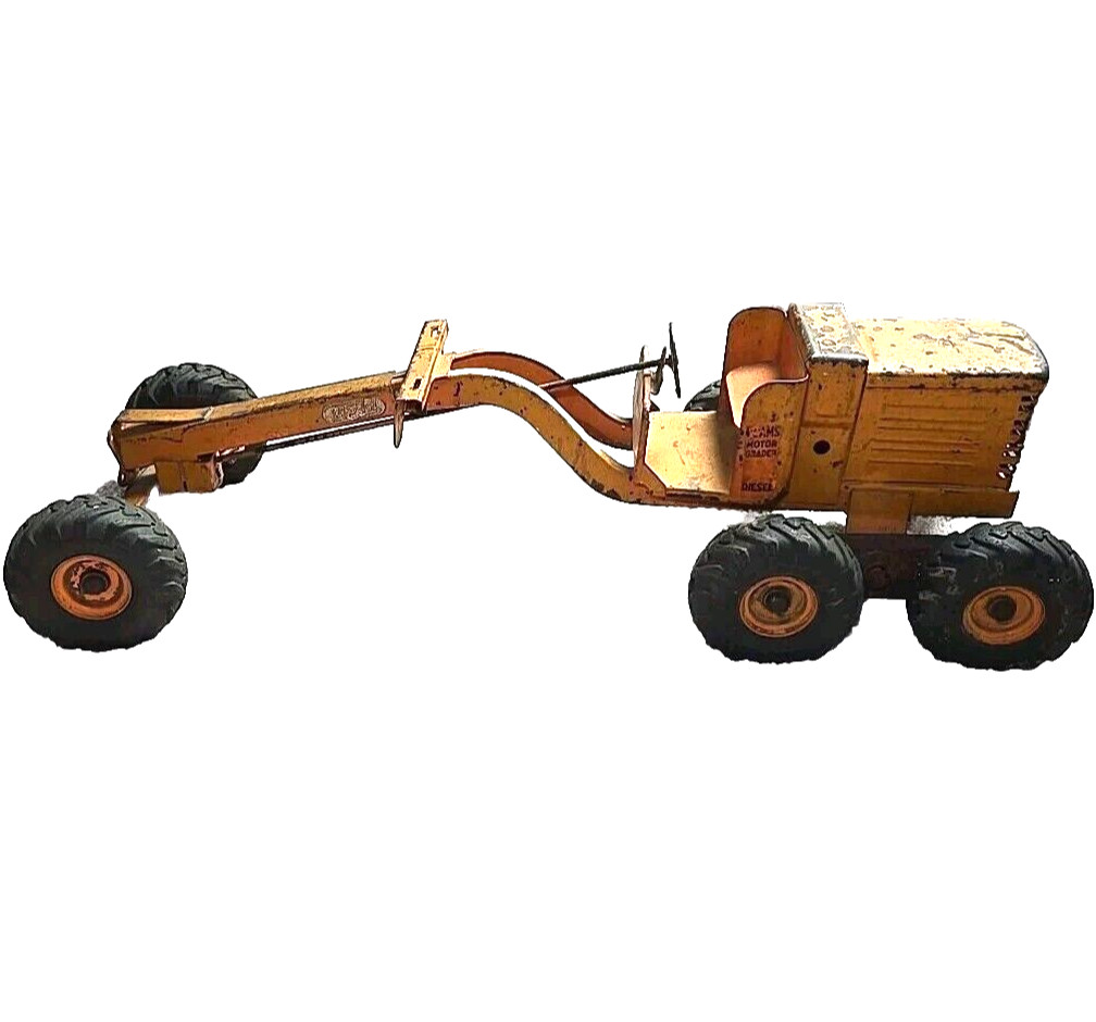 Doepke Model Toys Road Grader 2006 Adams Diesel 1940s 1950s Pressed Steel VTG
