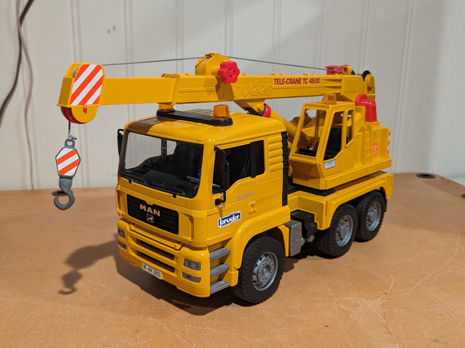 Bruder Vintage MAN Tele-Crane TC 4500 Crane Truck Construction Vehicle