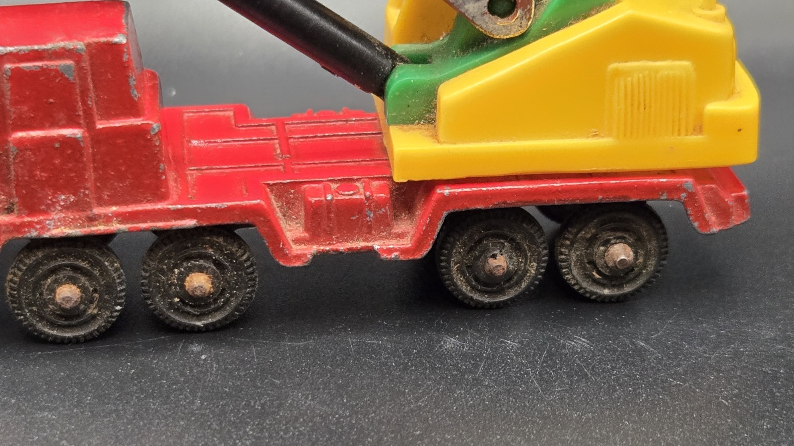 Vintage Tootsie Toy Construction Crane Works