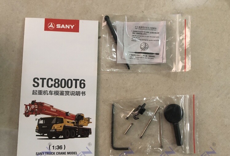 1:36 45CM SANY STC800T6 ALL TERRAIN CRANE Construction Equipment Diecast Model