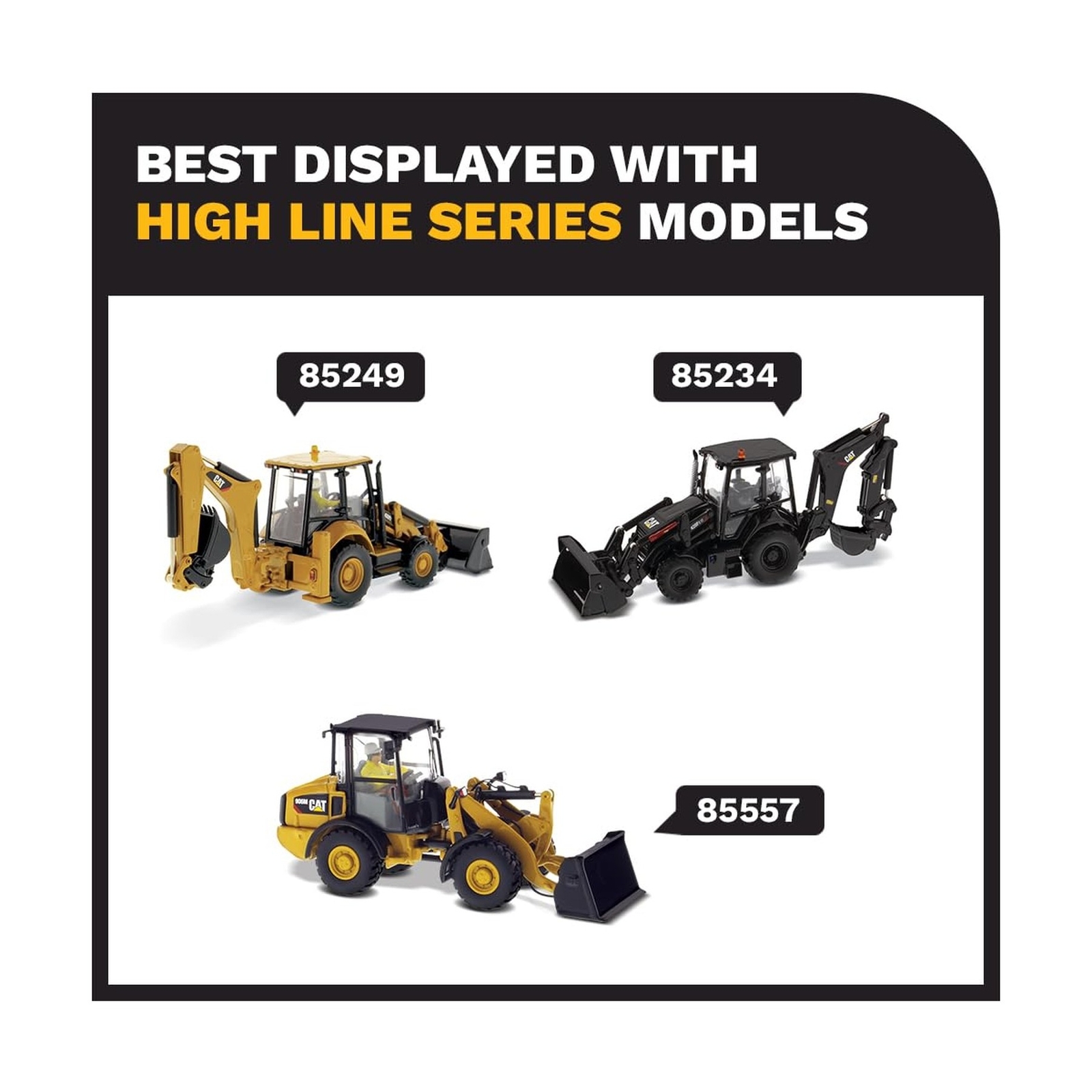 Diecast Masters 1:50 Caterpillar 420F2 IT Backhoe Loader, High Line Series Ca…