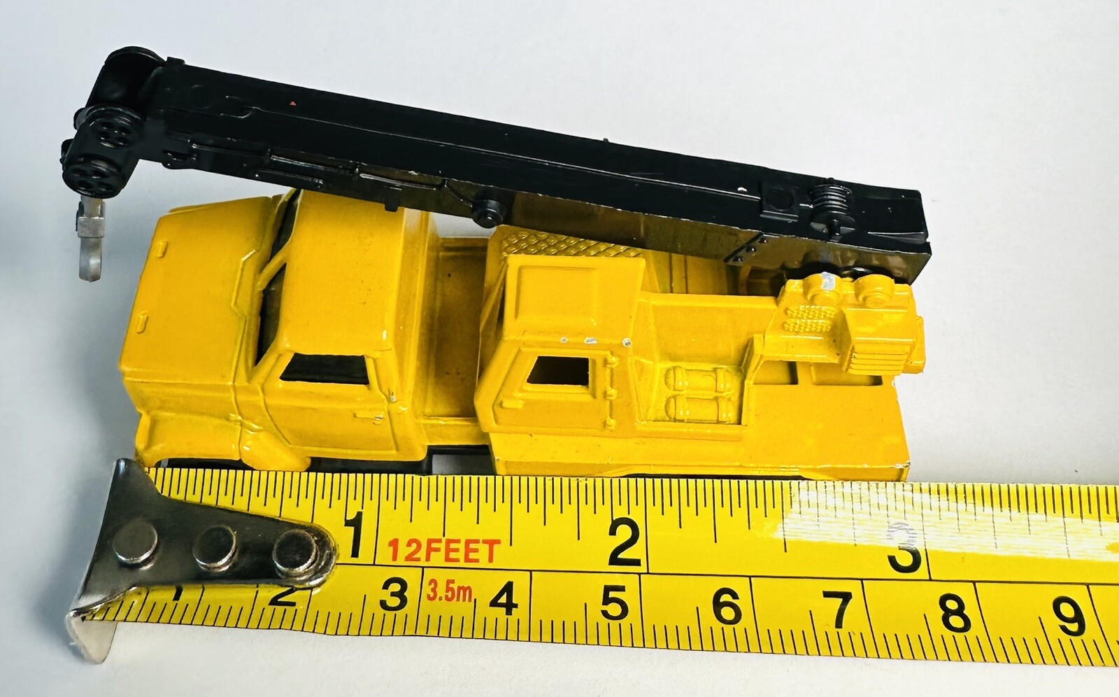 1980s MAJORETTE CONSTRUCTION TRUCK CRANE BOOM 1:100 283 251 DIE CAST SERIES 200