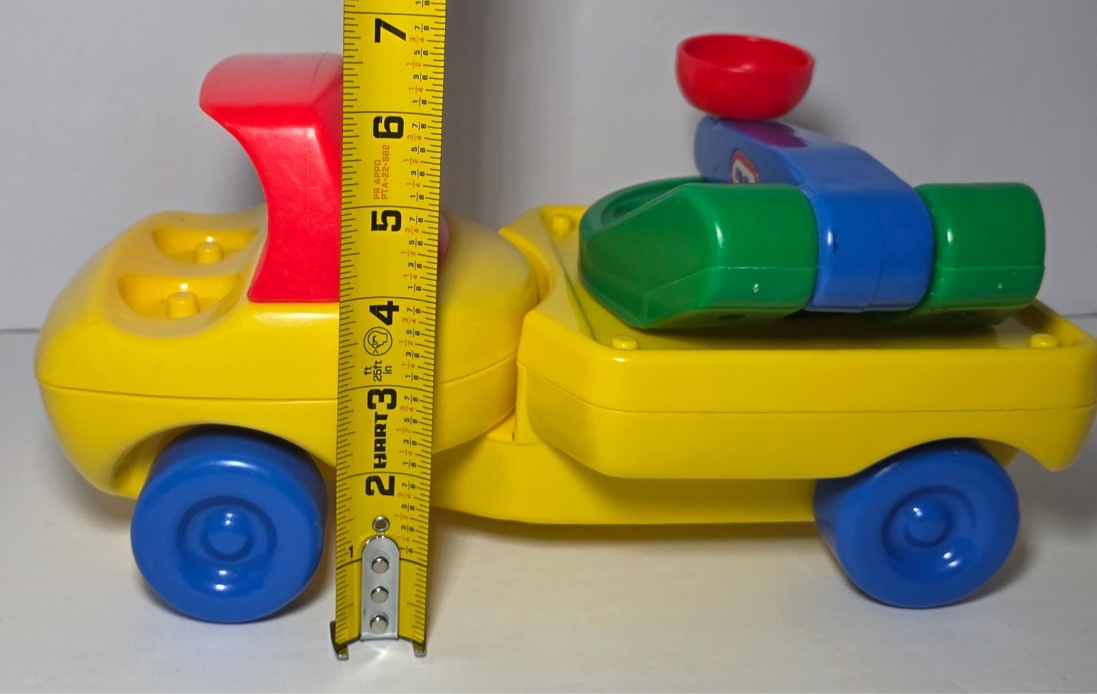 Vintage 1985 Little Tikes Red Yellow Green Blue Up ‘N Down Cherry Picker