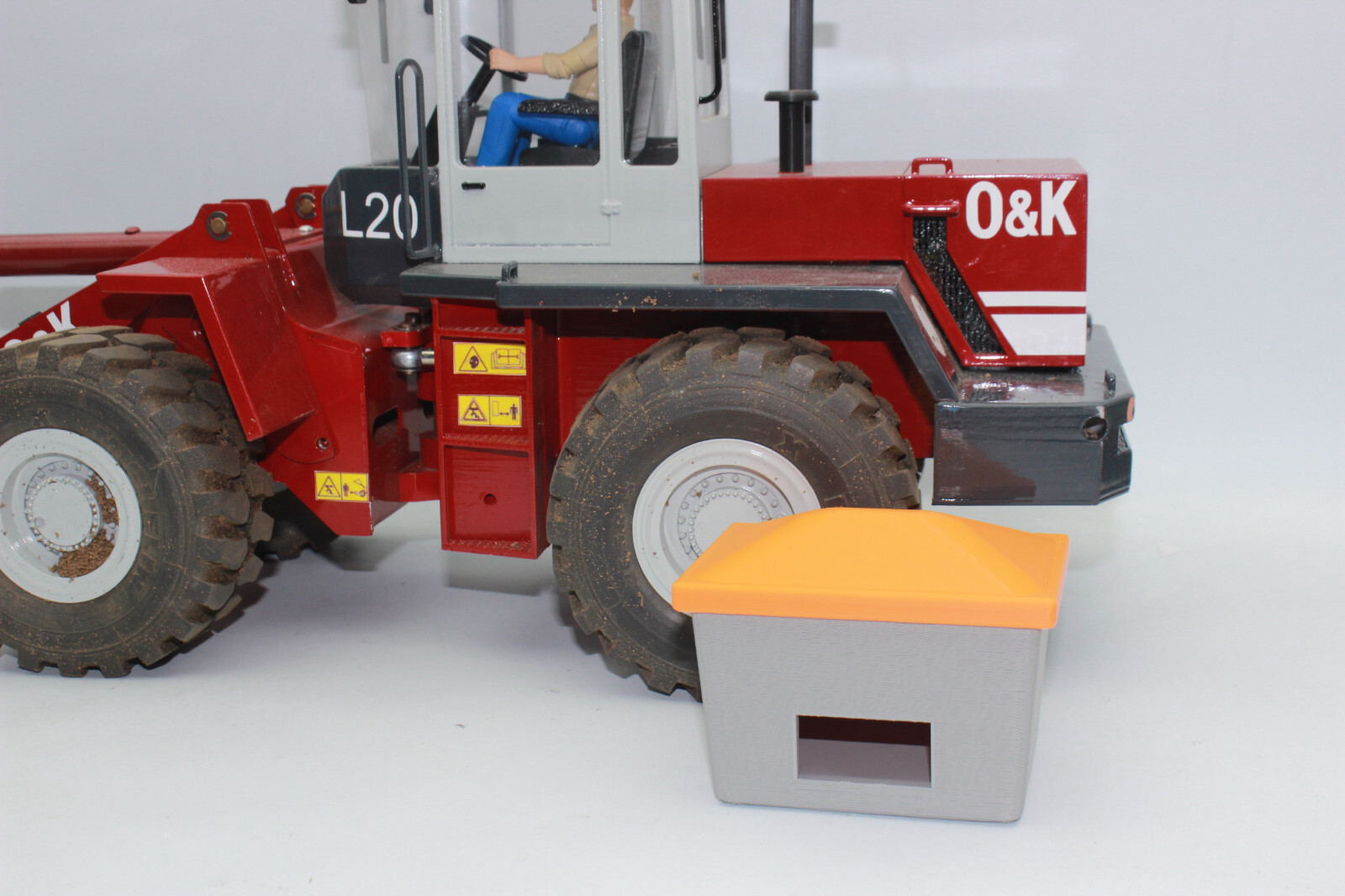Spreader Container Spreader Box Salt Container Diorama 1:14 1:15 1:16 Spreader