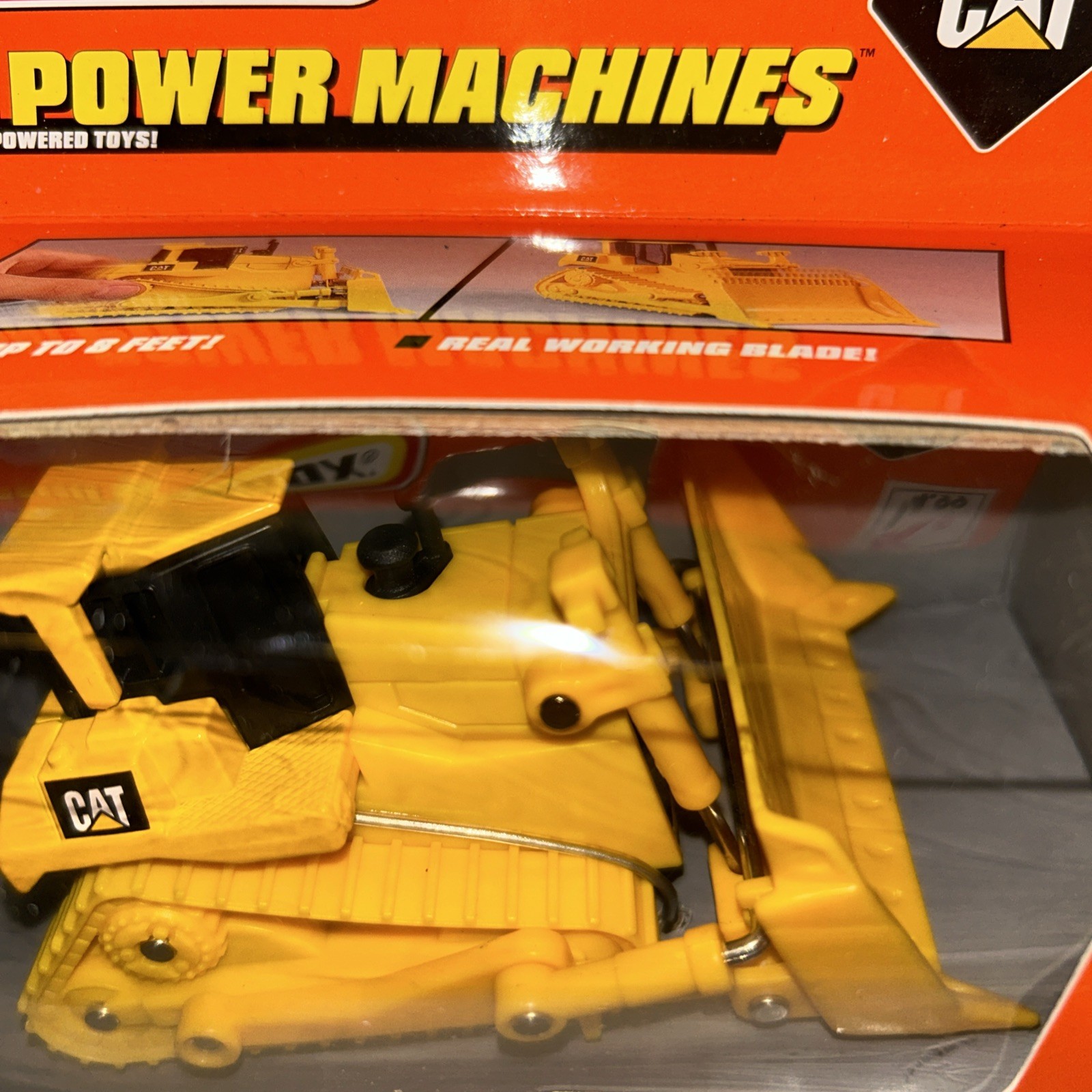 Matchbox Mini Power Machines CAT Dozer Friction Powered Toys 1998 New box6