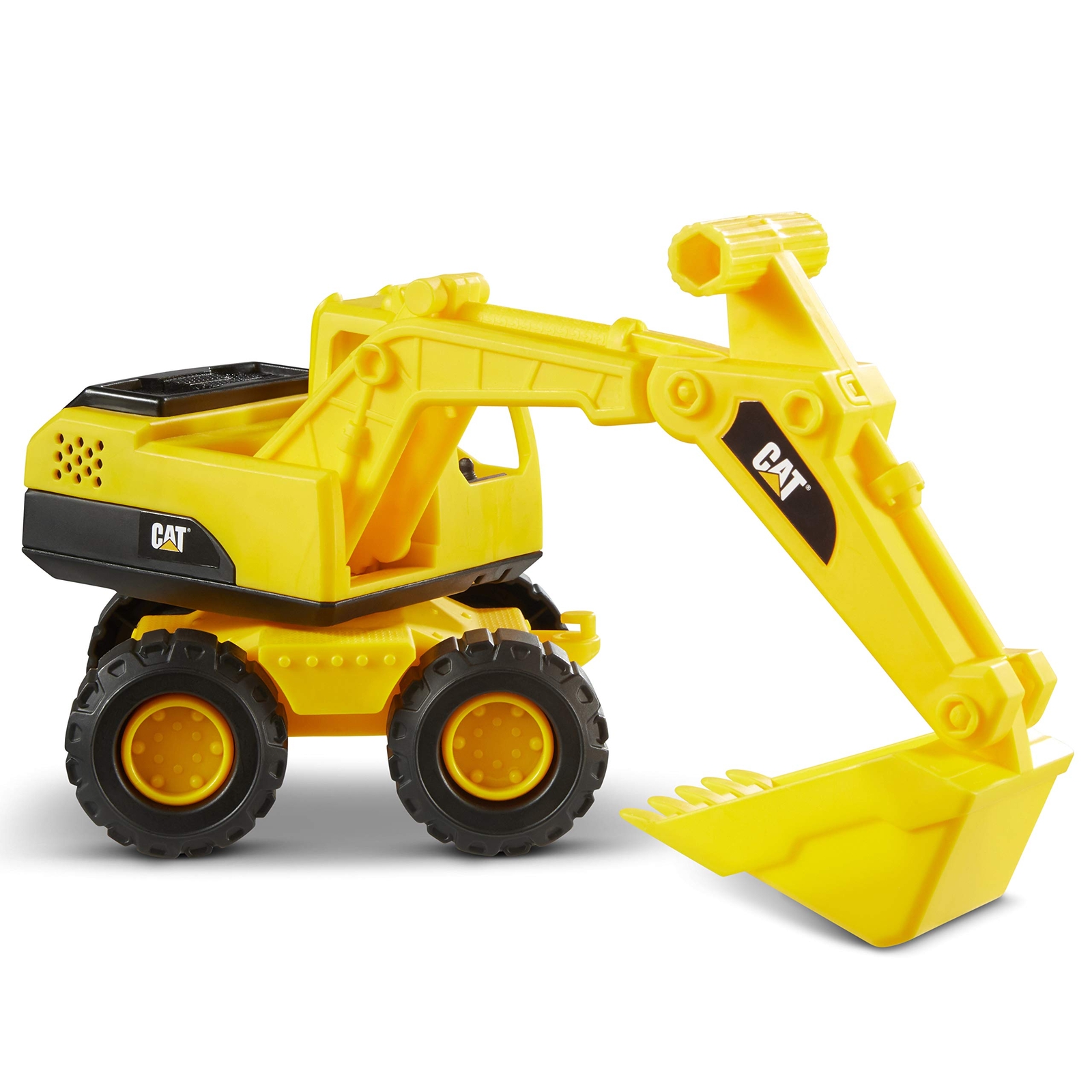 Cat Construction Toy Excavator with Articulated Parts 10 Inch Indoor Outdoor Fun