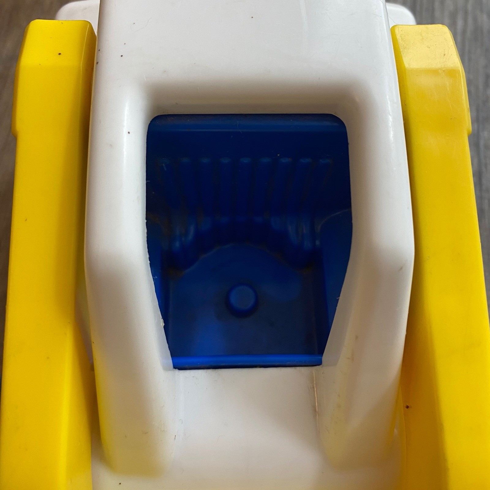 Little Tikes Vintage Excavator Digger Toy Truck Yellow Orange Blue USA Made