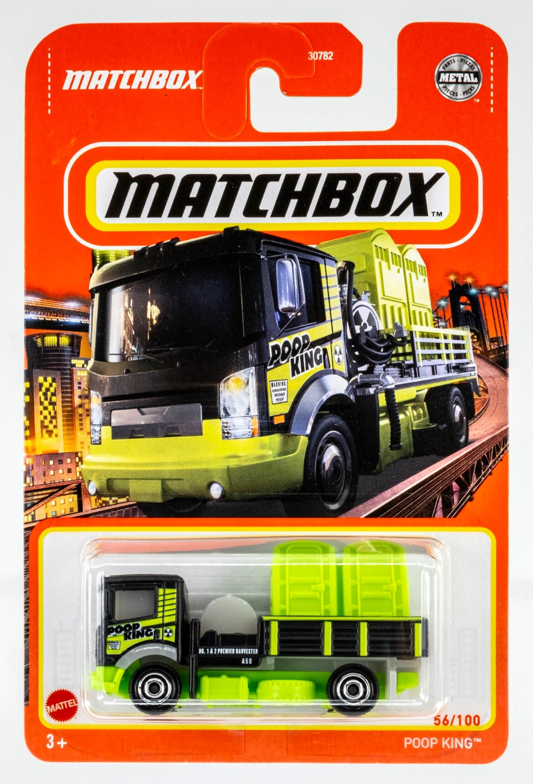 2021 Matchbox #56 Poop King™ MATTE BLACK | GREEN | TOXIC TANK | FSC
