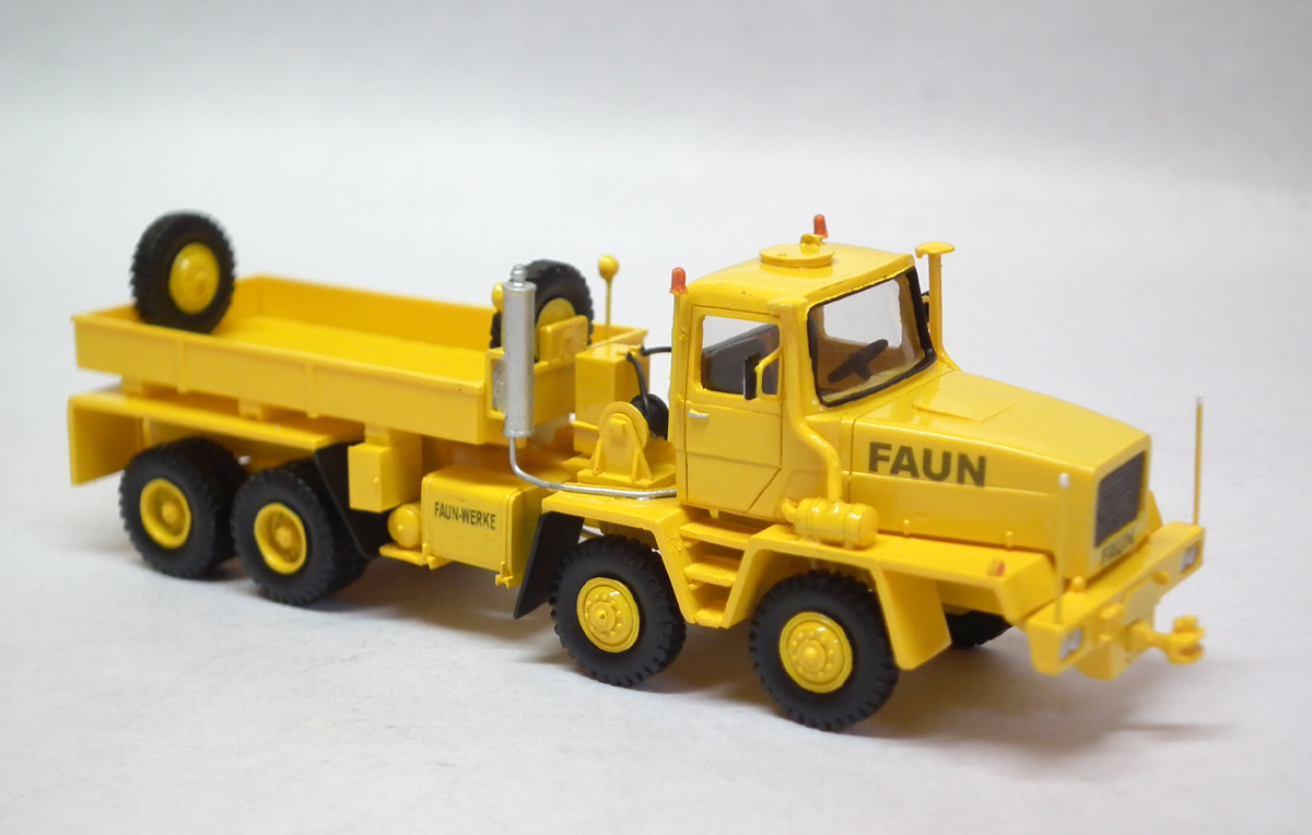 HO 1/87 FAUN HZ 46.40/49 8X8 – 1977 – Ready Made Resin Model