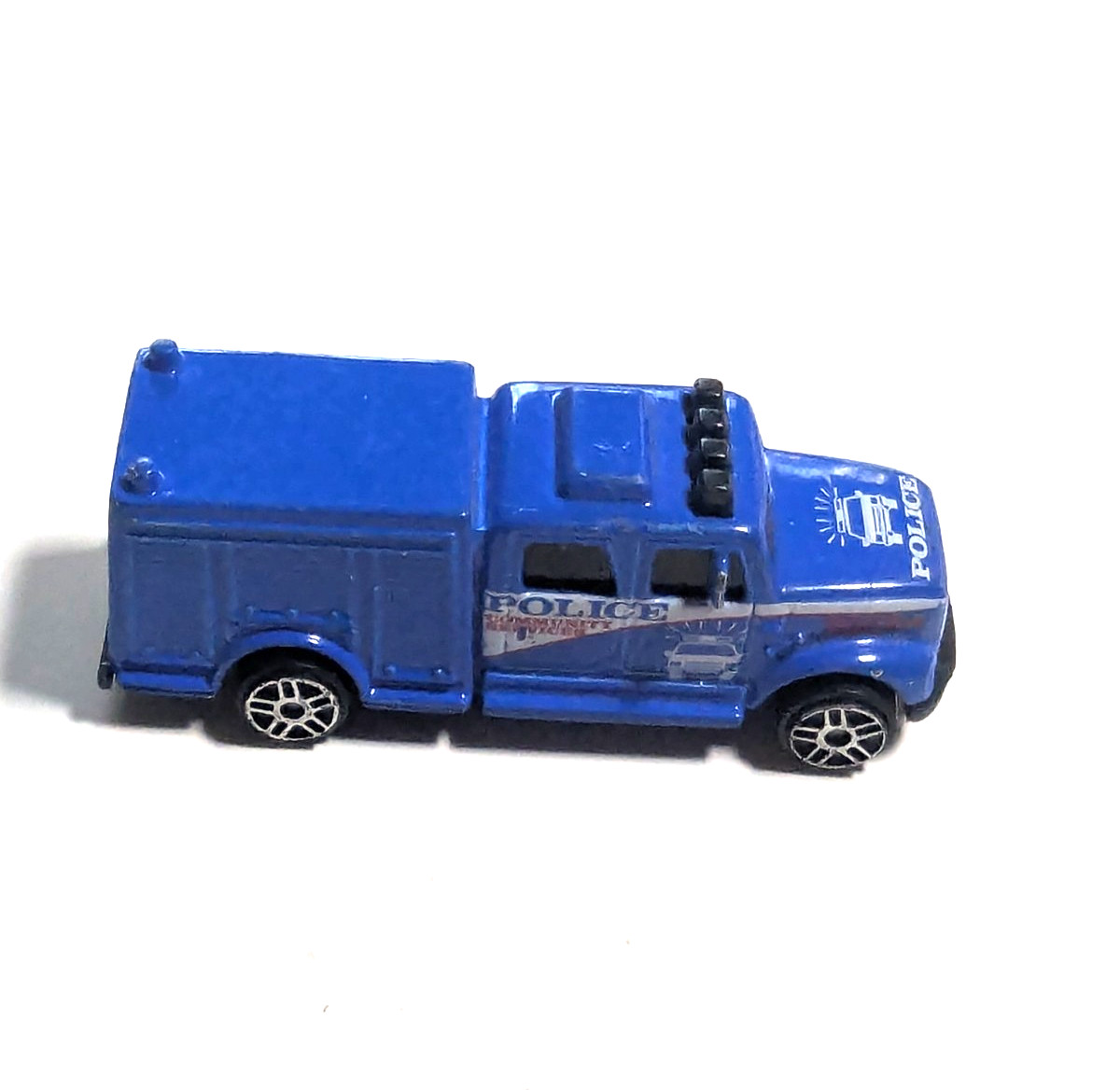Maisto Tonka 2000 Vintage Blue Police Equipment Truck Diecast 1:64