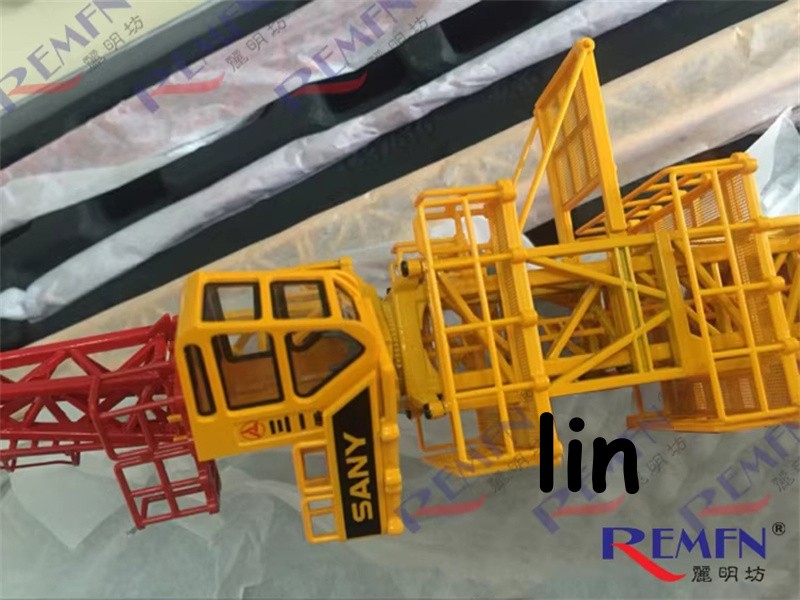 Sany Tower Crane Construction Machine – Diecast Model (Set of 75)