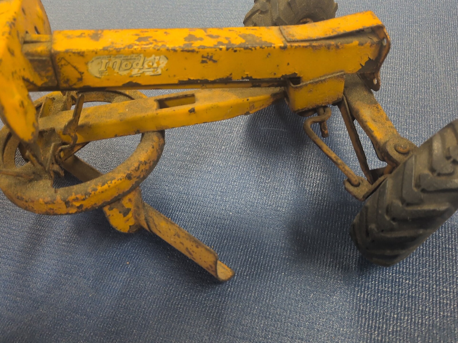 Doepke Model Toys Adams Road Grader Diesel Motor Steel 1950’s Vintage Fair Cond.