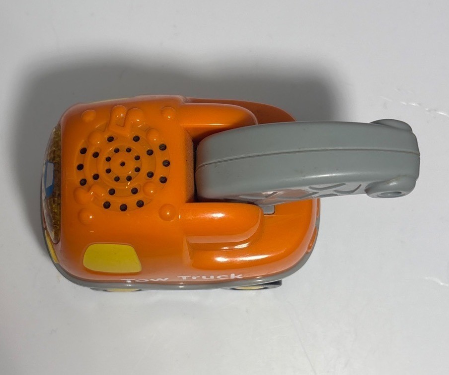 VTech Orange & Gray Tow Truck Baby Toy With Sound