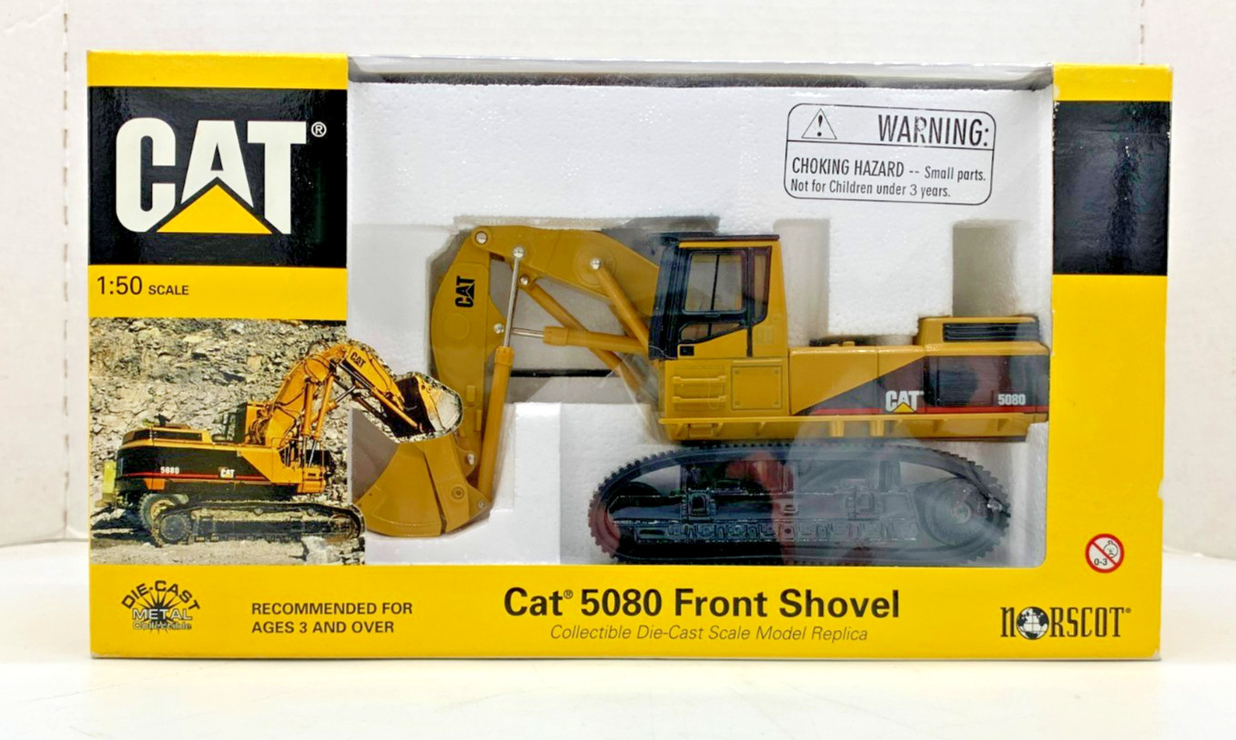 1998 Norscot Cat 5080 Front Shovel Die-Cast 1/50 Scale