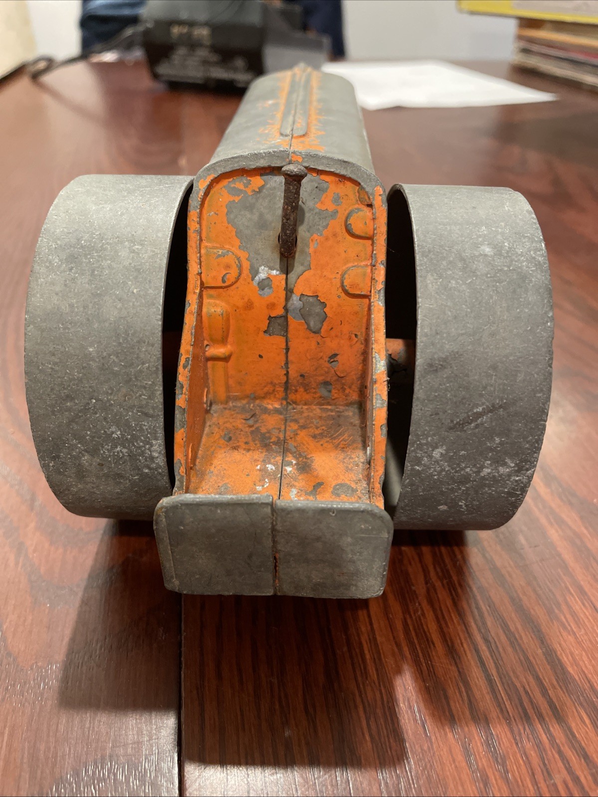 HUBLEY~DIESEL~480~STEAM ROLLER~ALUMINUM~ORIGINAL ORANGE PAINT~AS IS!!