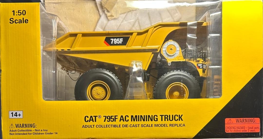 CAT 795F AC Mining Truck – Norscot 1:50 Scale Diecast Model – NEW IN BOX