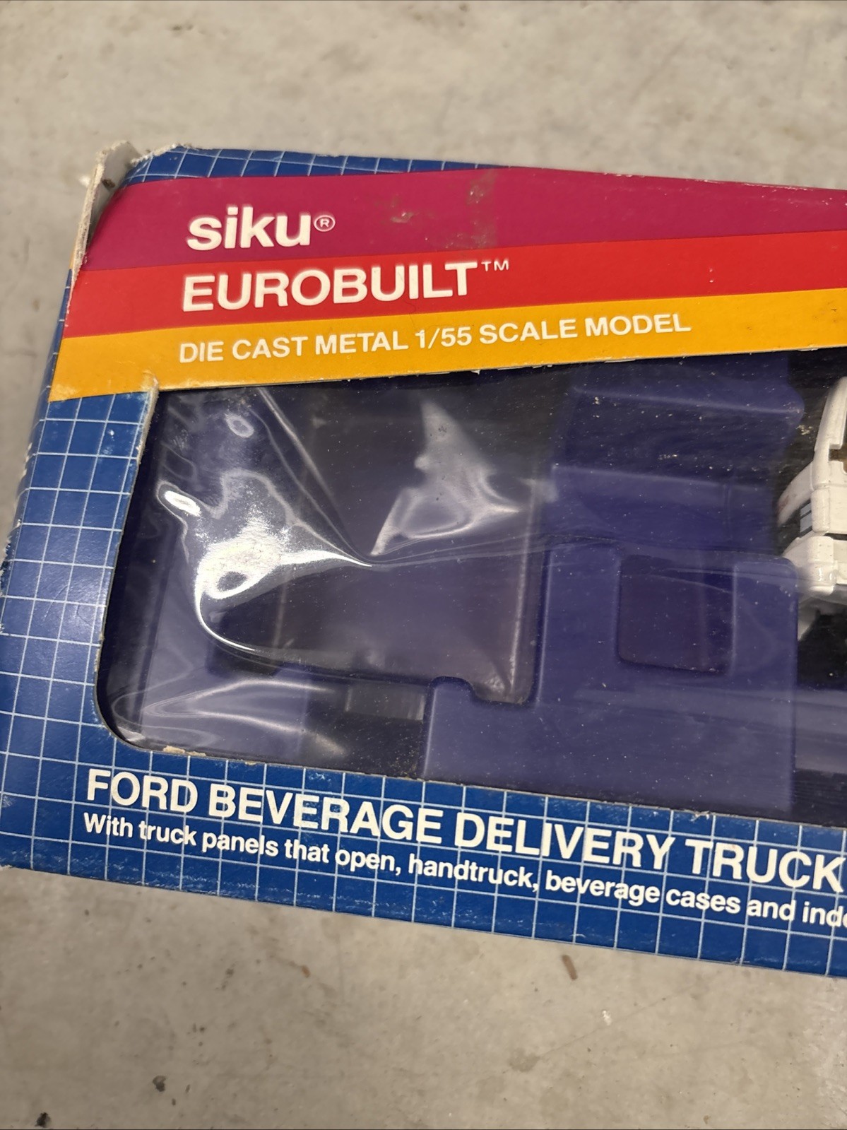 Siku #2968 1:55 Ford Budweiser Beverage Delivery Truck Damaged