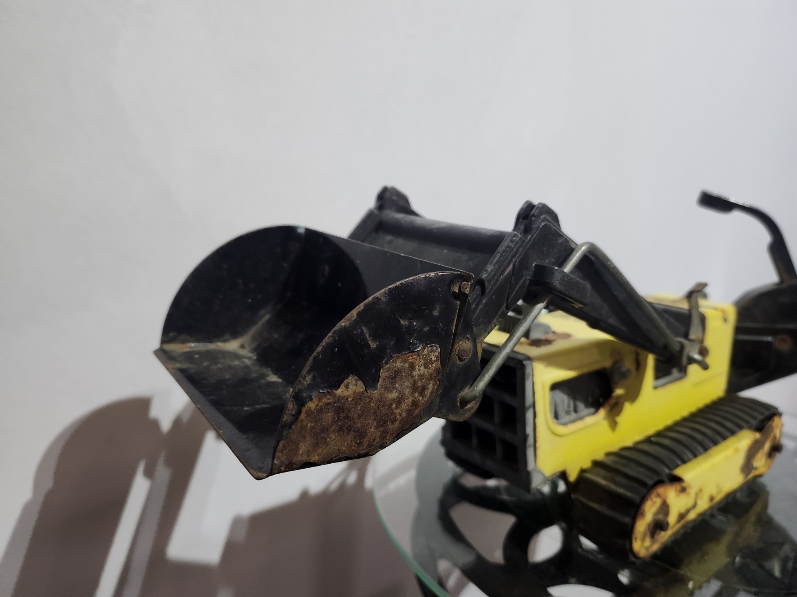 VTG Metal Tonka T-6 Track Front End Loader Backhoe Bulldozer
