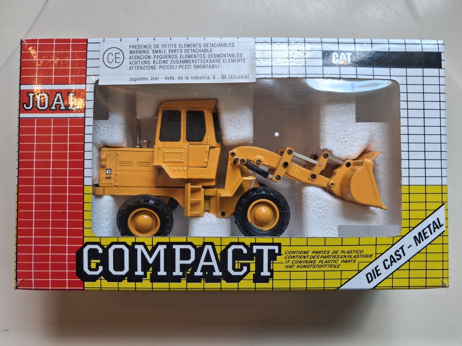 JOAL Diecast Miniature Construction Model920 Front Loader Made in Spain New Box