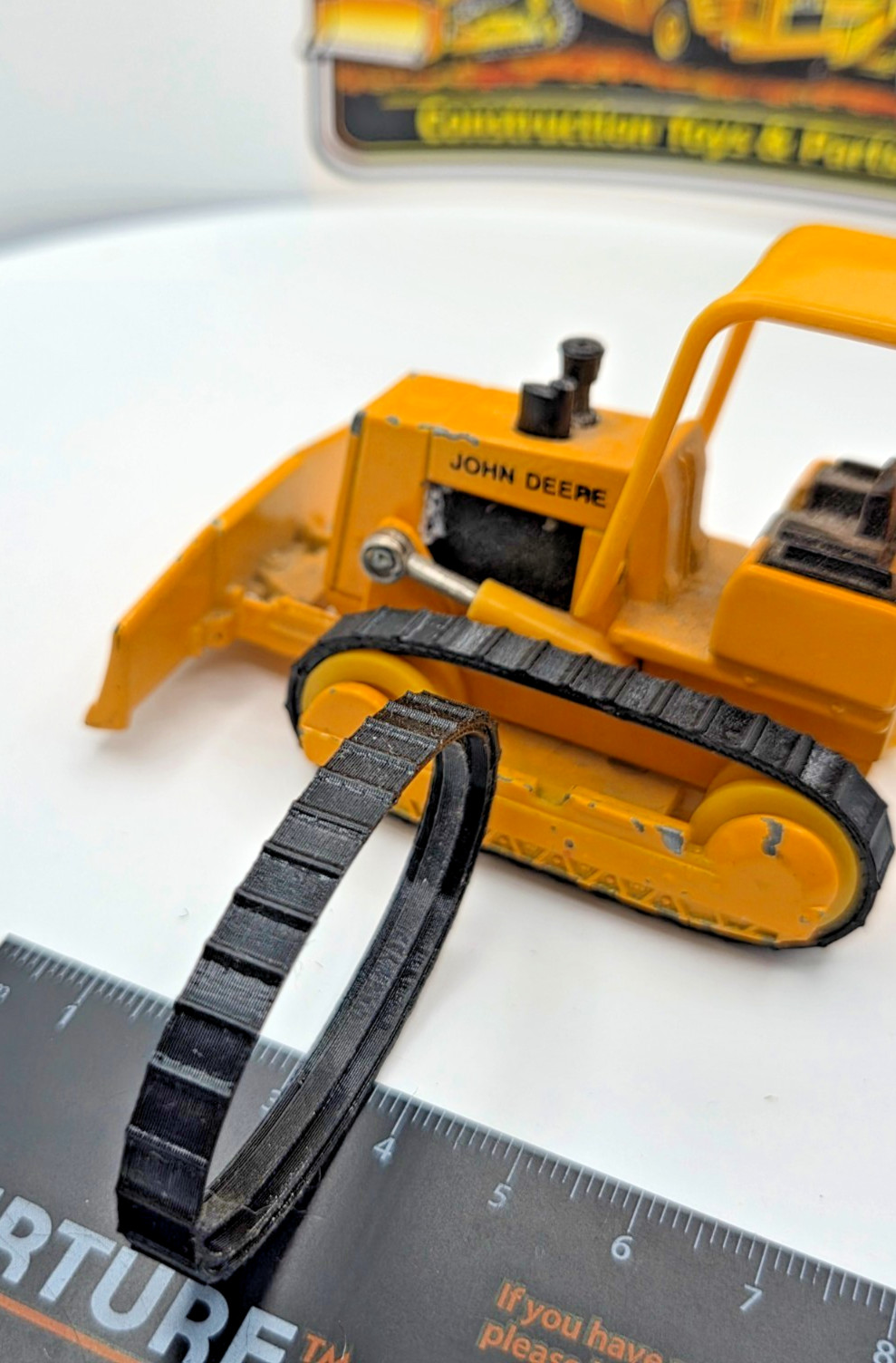 Replica Track Set Ertl #568 – John Deere 550G Crawler 1:64 – Black 3D TPU