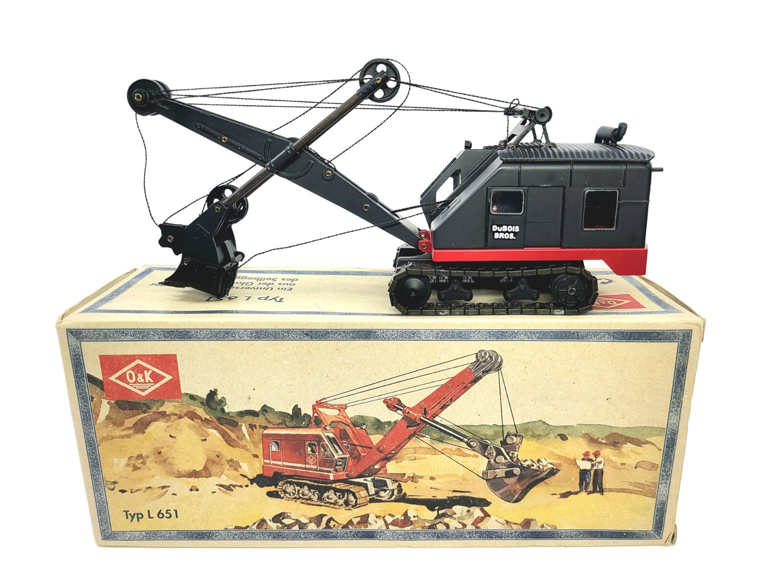 O&K L651 Cable Shovel – DuBOIS BROS – NZG 1:50 Scale Diecast Model #440 New