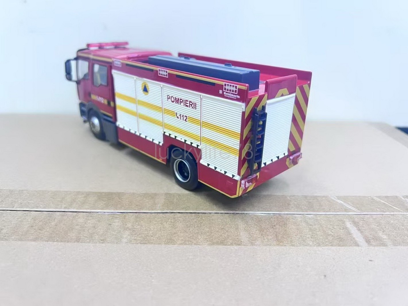 1/43 Scale MAN POMPIER II Fire Truck Diecast Model Toy Gift Collection IN BOX