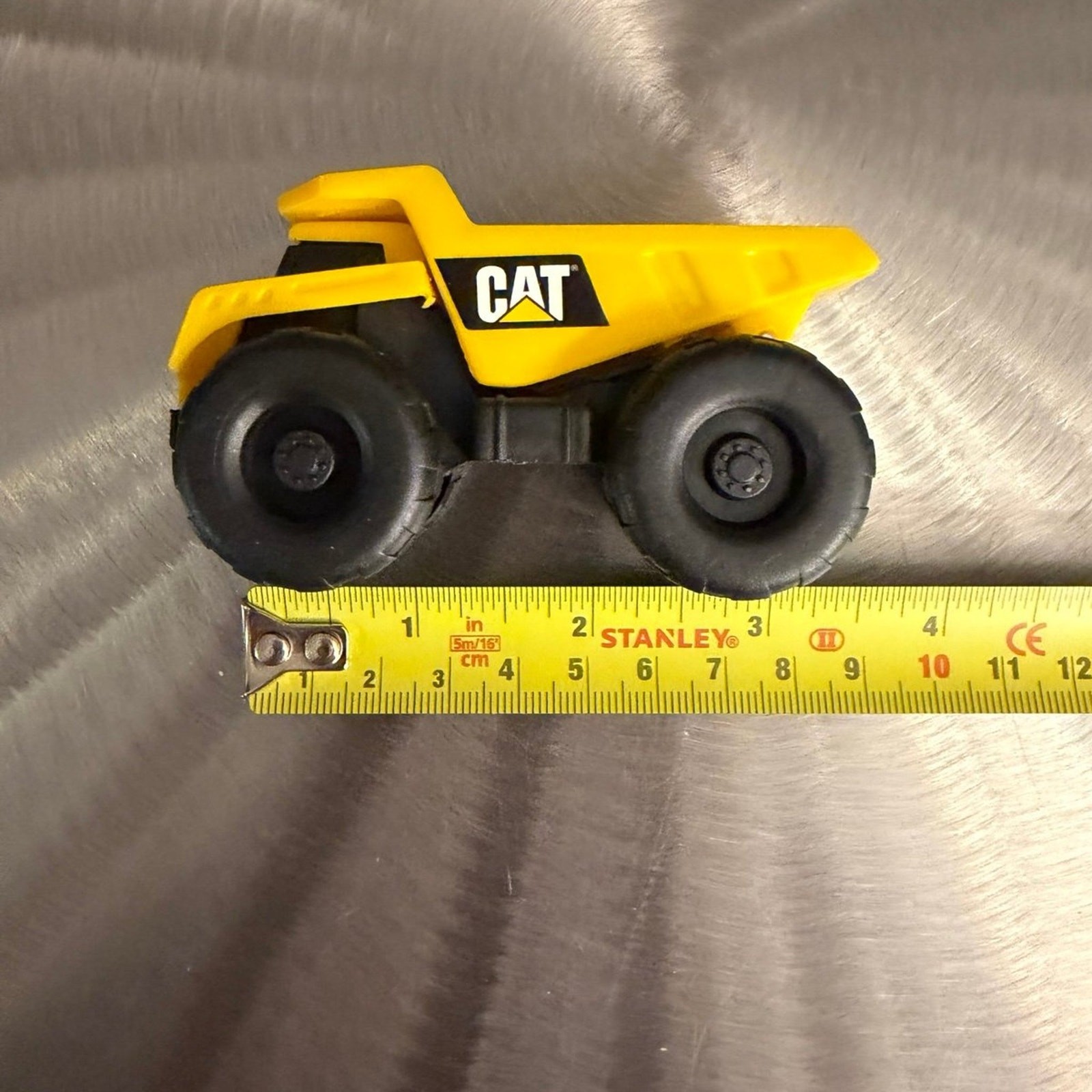 CAT Dump Truck, Bulldozer, Backhoe, Front Loader 3” Plastic Toys