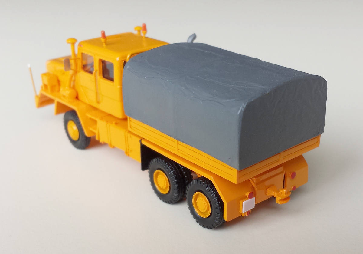 HO 1/87 Faun HZ 40.45/45W 6×6 CSSR 1979 – 1980 – Ready Made Resin Model