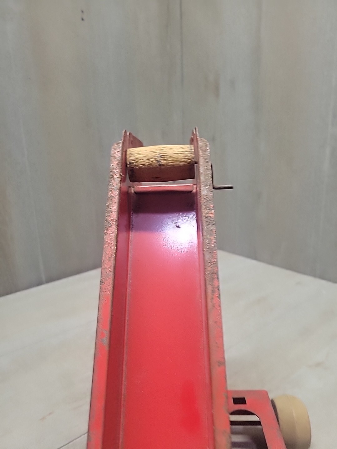 Vintage Rare Portable Scoop-N-Load Sand Loader W/ Wooden Wheels