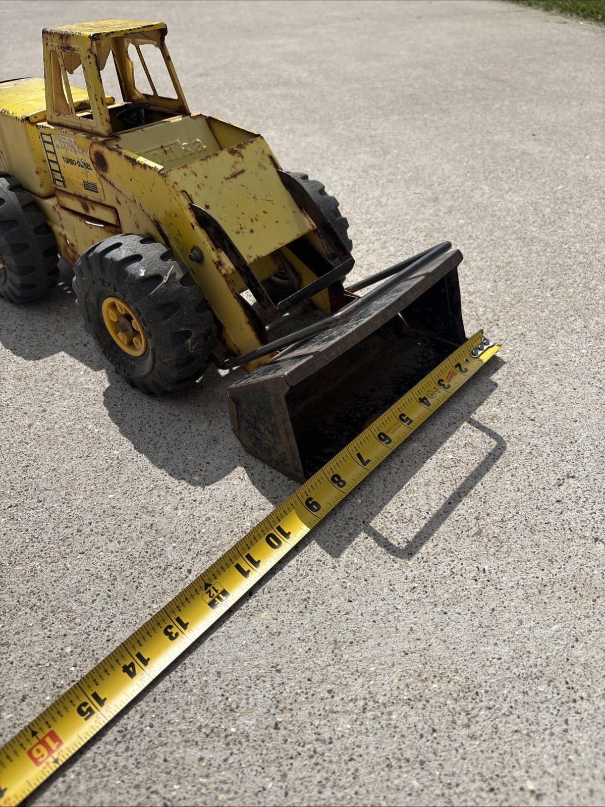 Vintage Tonka Front End Loader turbo Diesel